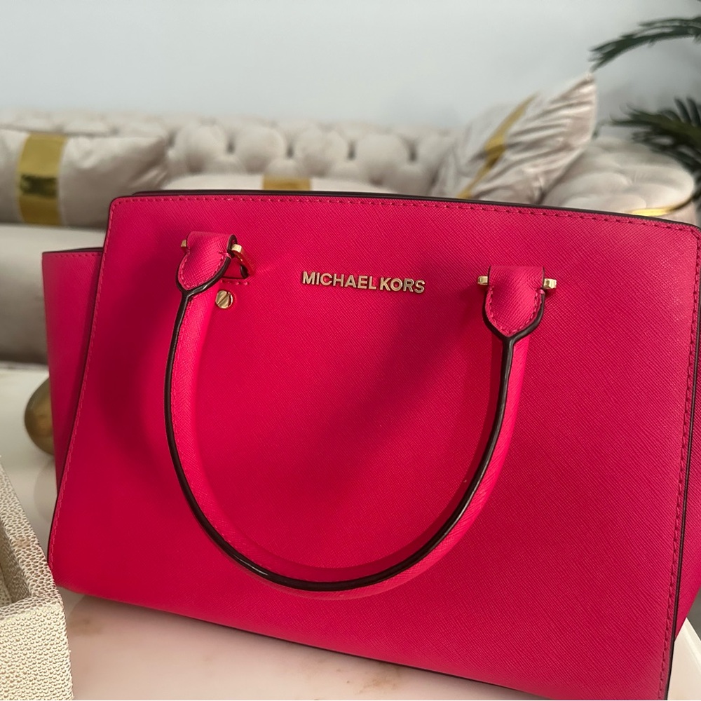 Michael Kors Fuchsia Satchel
